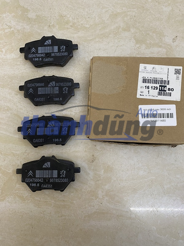BỐ THẮNG SAU PEUGEOT 3008 2018-2021